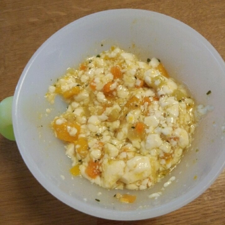 離乳食☆中期☆ 夏野菜の豆腐あんかけ